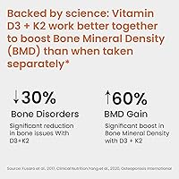 Vista 5 de Himalayan Organics Vitamina D3 con K2 como suplemento MK7 - 120 tabletas vegetales