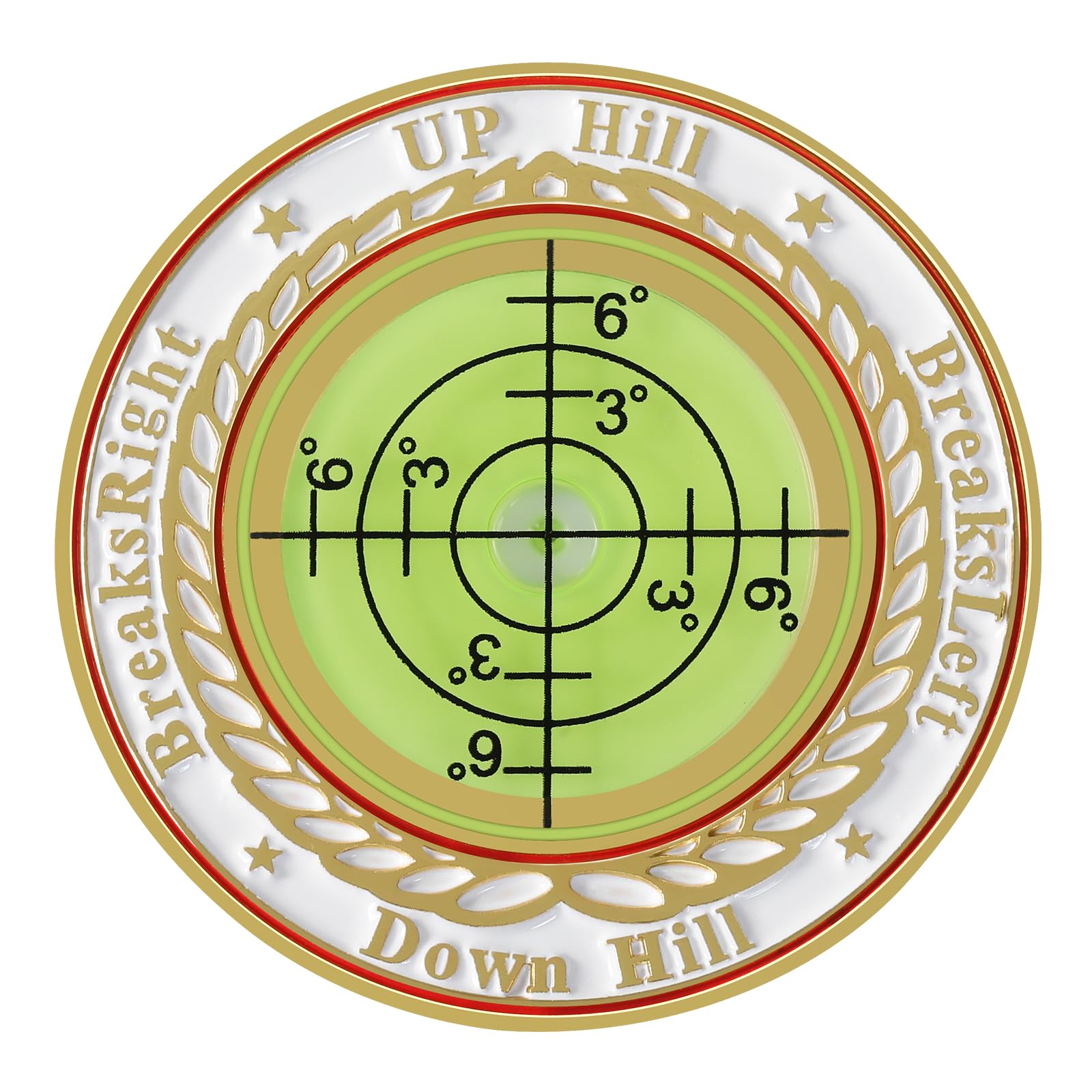 RSRIHE Pro Golf Green Reader?Golf Ball Marker with high-Precision Horizontal Bubbles?Golf Accessories Putt Aid Tool?Ideal Golf Gift for Men Women