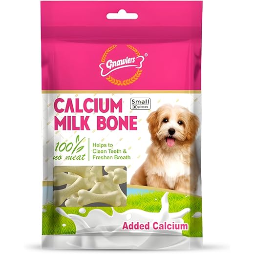 GNAWLERS Calcium Milk Bone Dog Treat 30 in