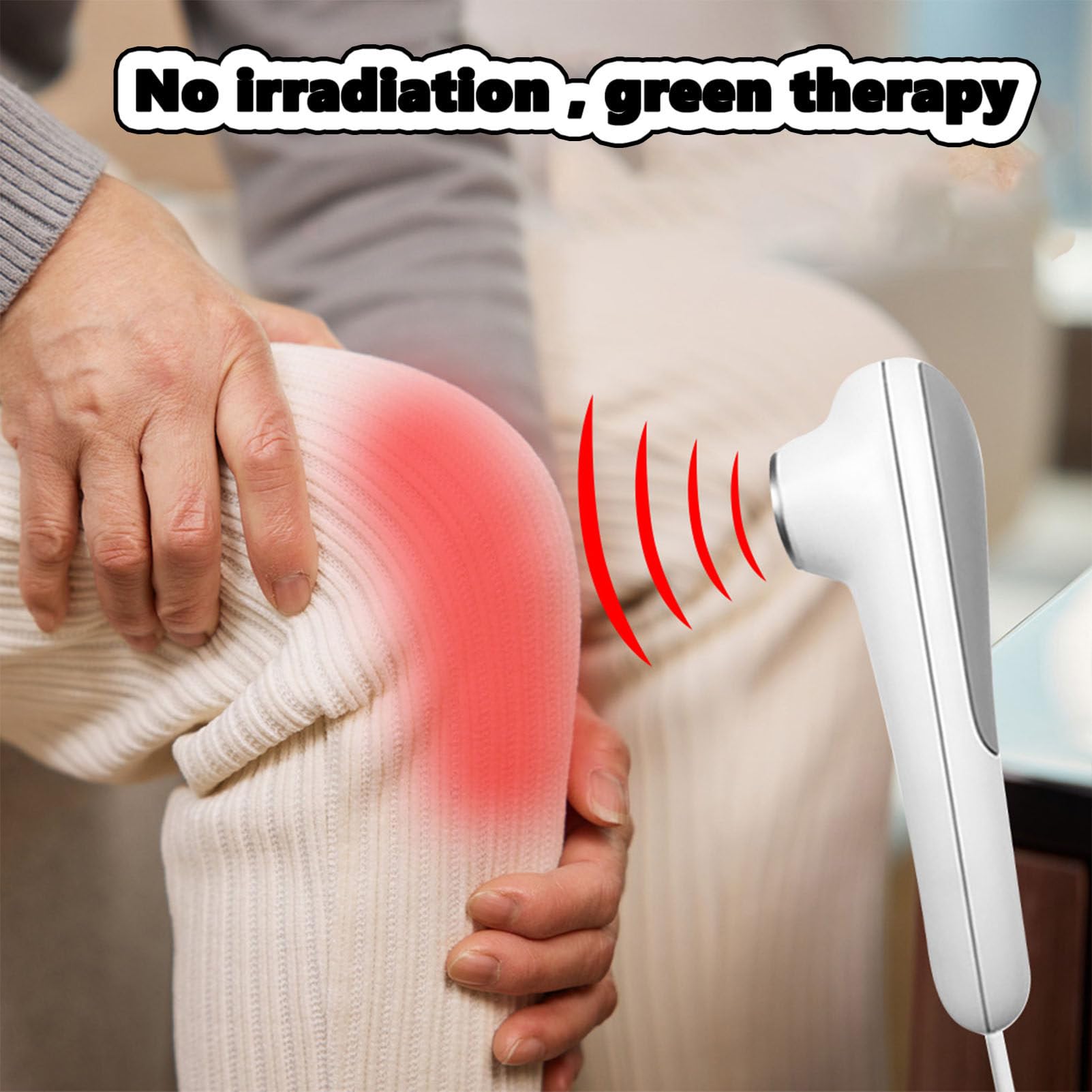Máquina de Terapia ultrasónica para aliviar el Dolor, Equipo de Fisioterapia portátil de Uso doméstico con Control táctil para Rodillas, Hombros, Zona Lumbar, Brazos y Cuello, Temporizador