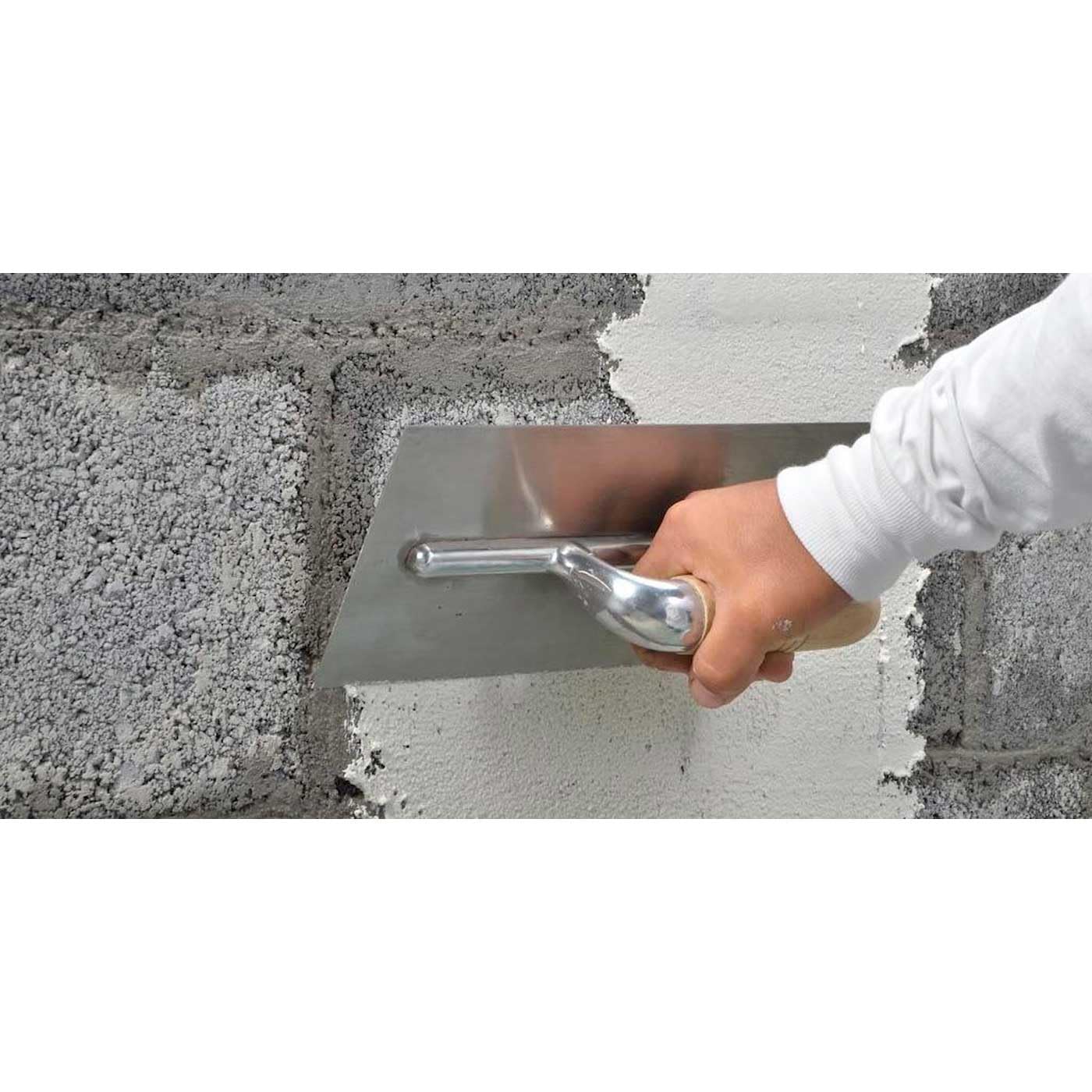 Tradineur - Cemento in polvere per riparazioni generali, muratura, riparazione pavimenti, pareti, uso interno ed esterno, prodotto in Spagna (bianco - 1 kg)