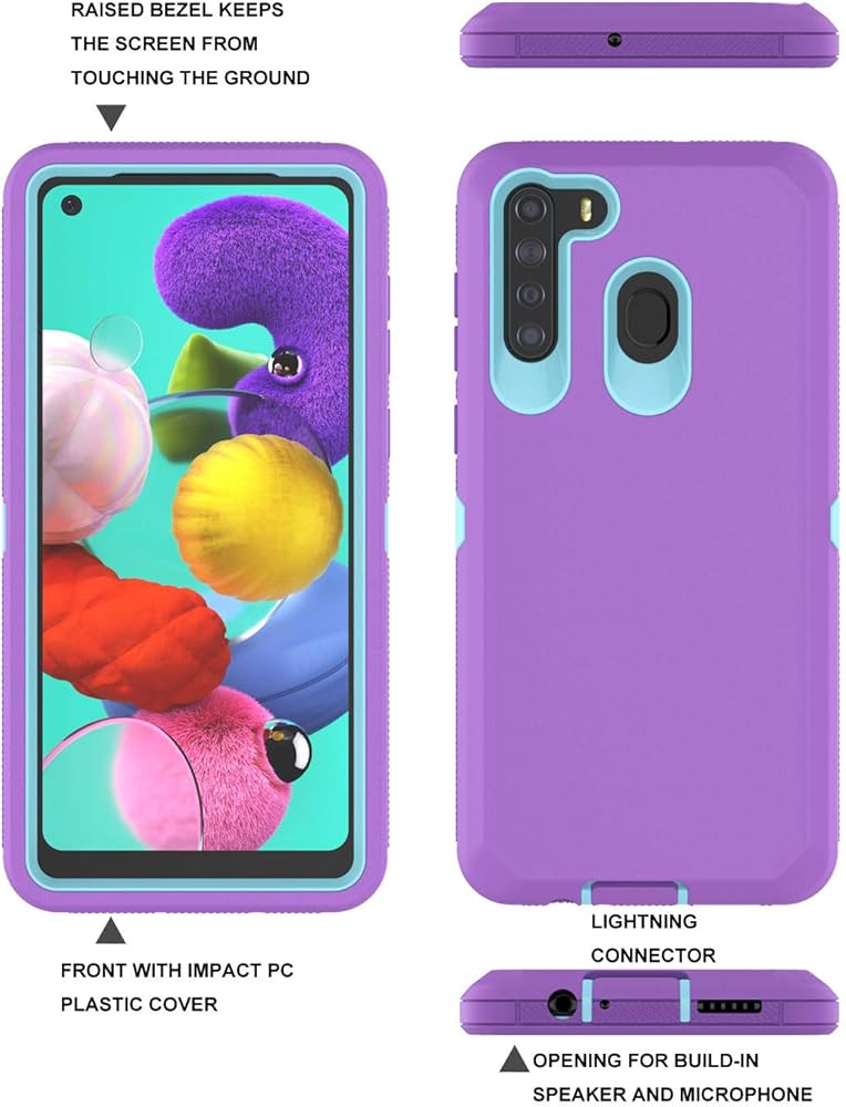 Amazon.com: Thybx Galaxy A21 Case, [Drop Protection] Full Body