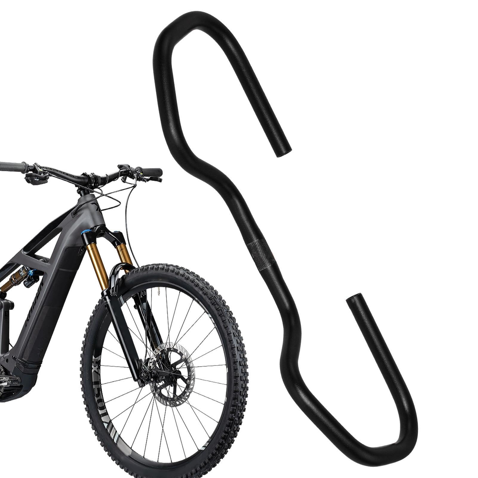 Fahrrad-Lenker mit Schmetterlingsmotiv