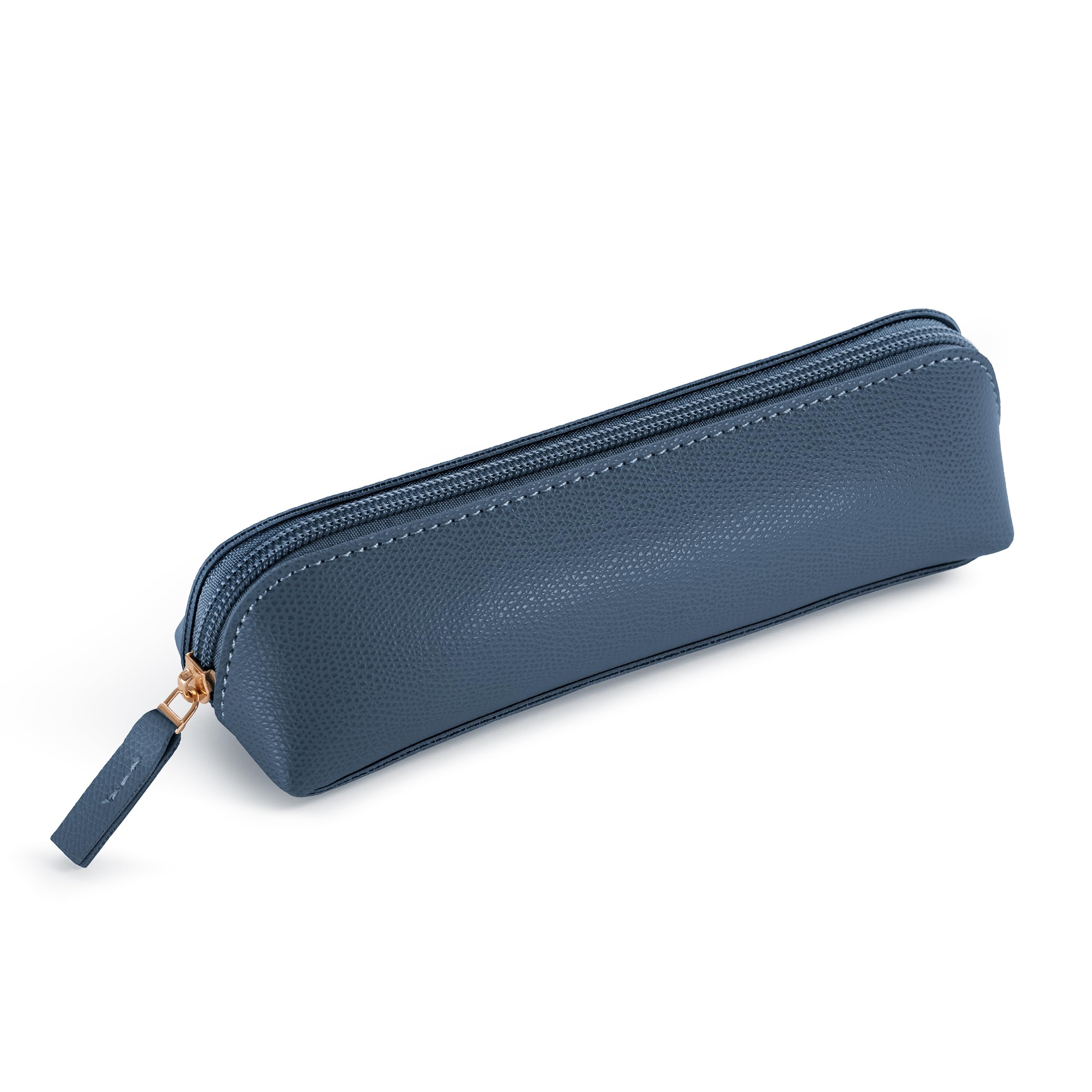 Miquelrius - Portatodo Ovalado, Estuche 1 Compartimento, Tamaño 190 x 55 x 30 mm, Material Exterior y Tirador de PU símil Piel, Cierre Cremallera