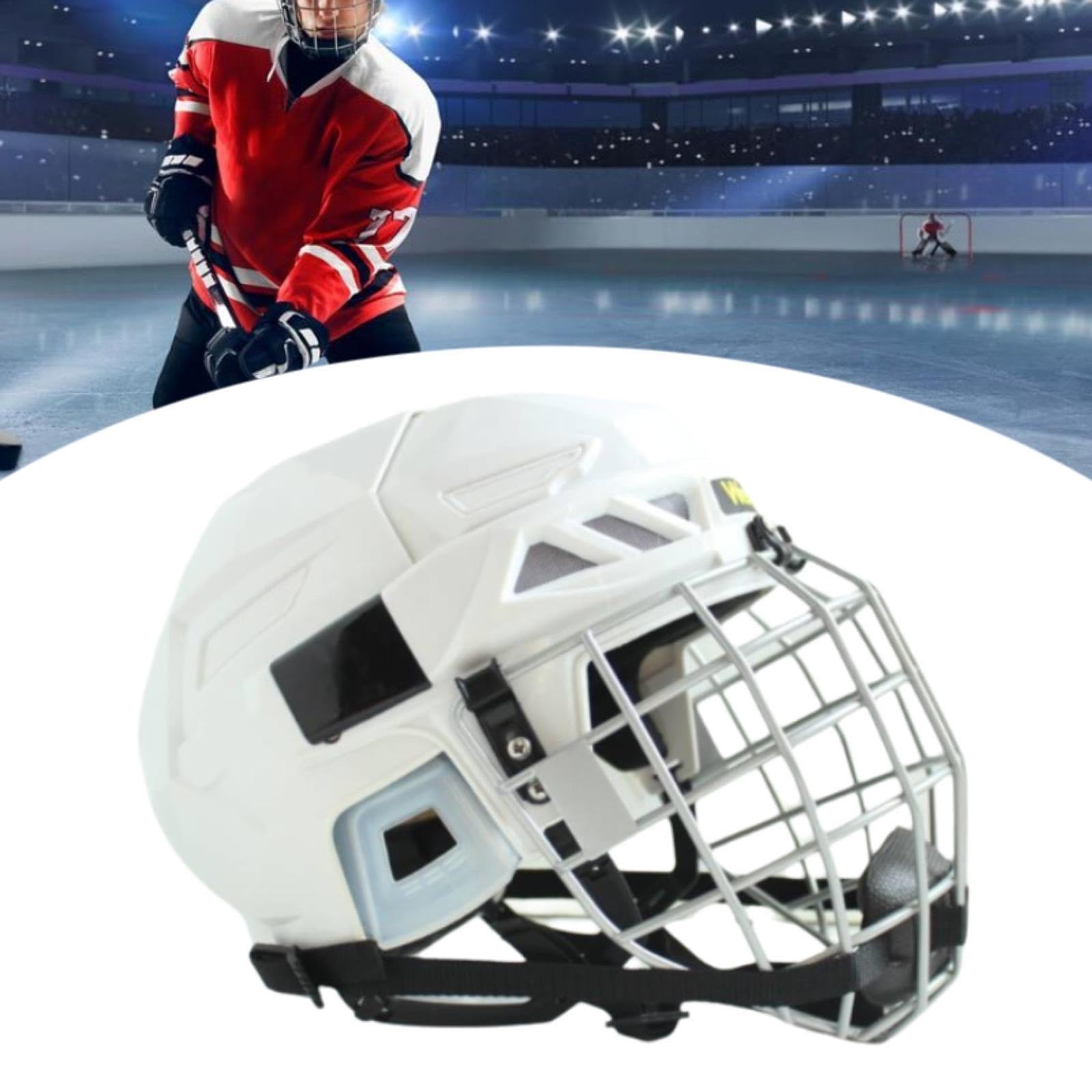 F Fityle Casco de Hockey, Casco para Patinar sobre Hielo, Casco Profesional para Patinaje, Accesorio de Hockey para Entrenamiento,
