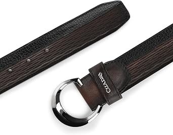 Cuadra Casual genuine leather belt for men Black