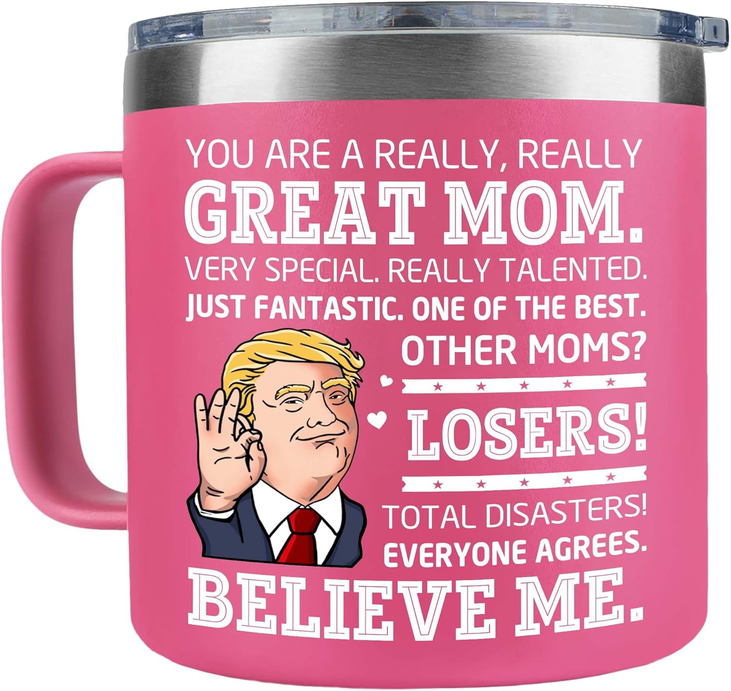 BECHUSKY Moms Birthday Gift from Daughter, Son - Best Mom Ever Tumbler - Present for Mom, Mommy, Mother on Birthday - Greatest Mom Gifts - Christmas, Mothers Day, Birthday Present Ideas From Daughter