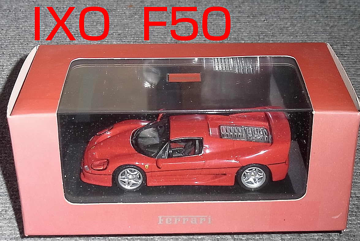フェラーリ F50 1:43 赤 Amazon | 1/43 フェラーリ F50 レッド 1995 FERRARI IXO イクソ