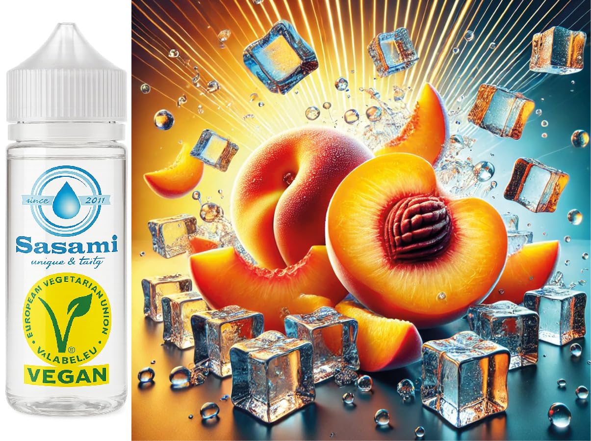 Pfirsich - Peach Ice aroma concentrato - vegano - Sasami - 100ml