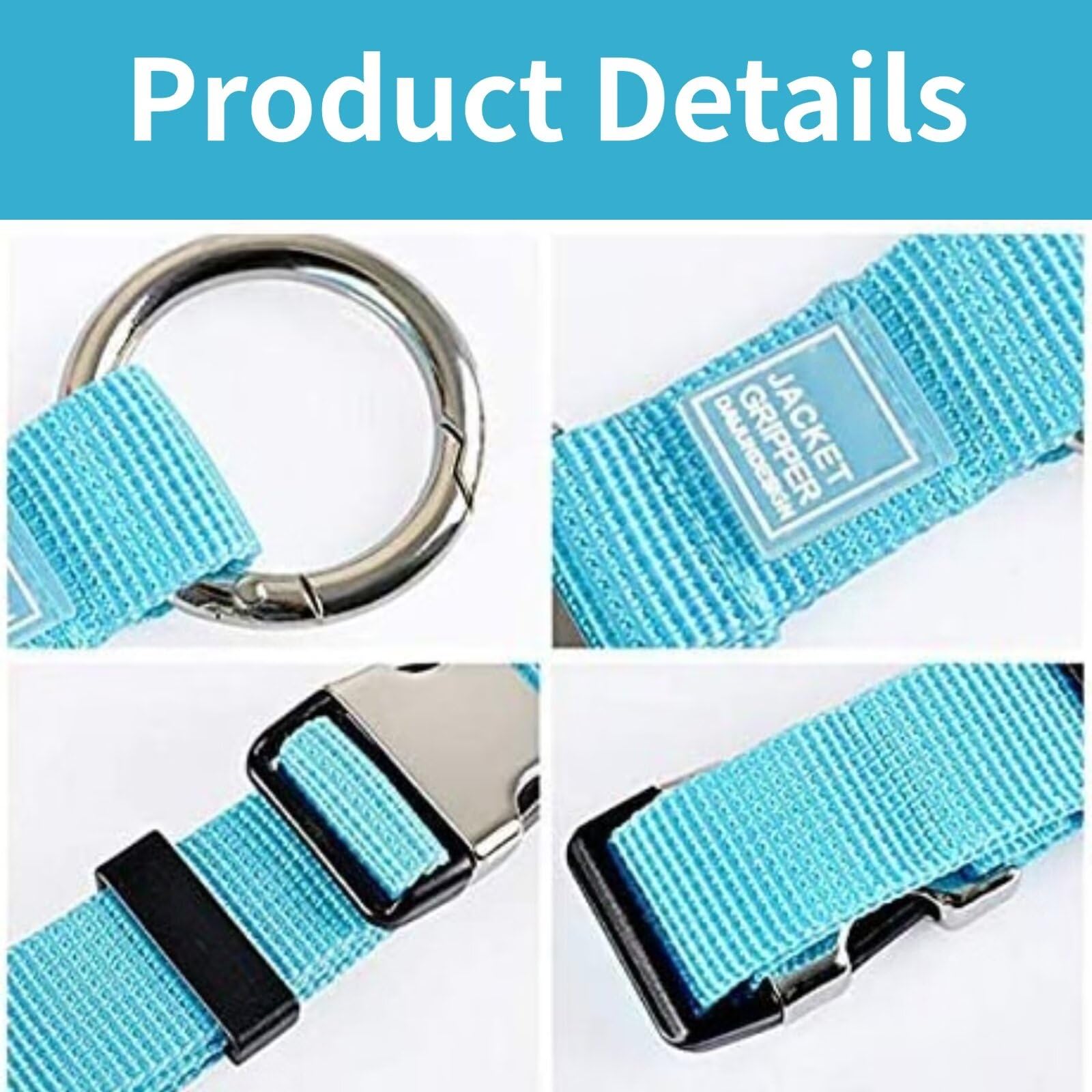 FRCOLOR Lot De 3 Sangles De Bagage Robustes Avec Boucle Réglable Pour