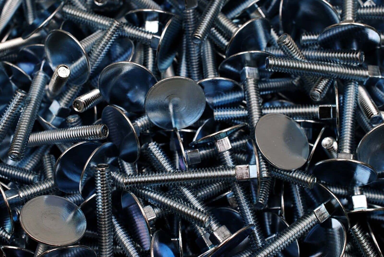 100 PCS Flat Elevator Bolt 1/4-20 x 2 Flush Mount Zinc Plated for DIY Real Men