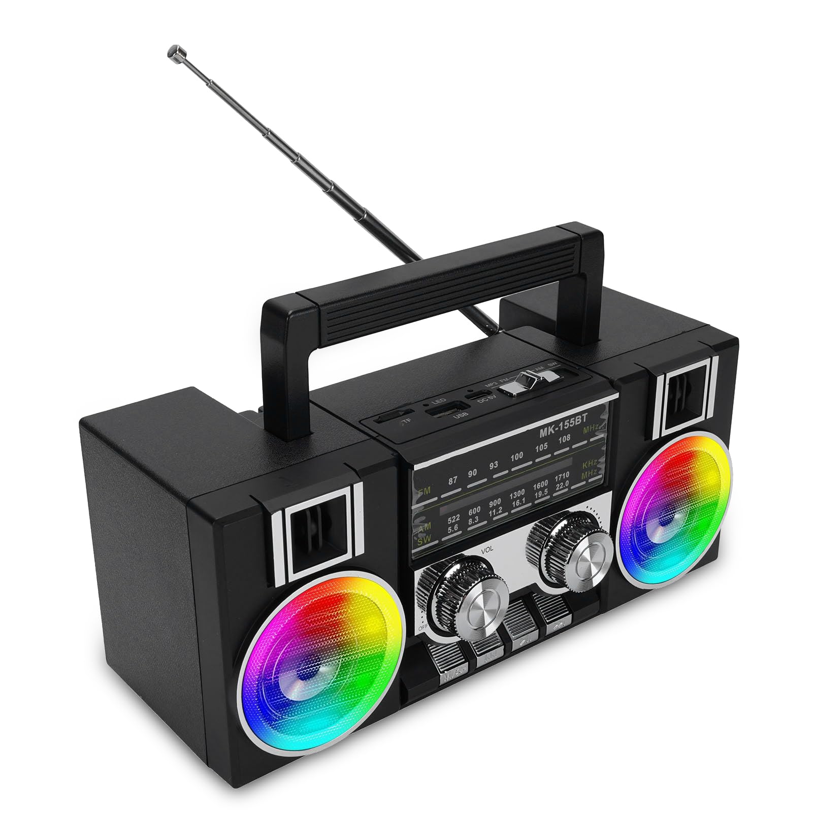 Amazon.com: Portable Radio with Bluetooth Speaker, AM FM SW