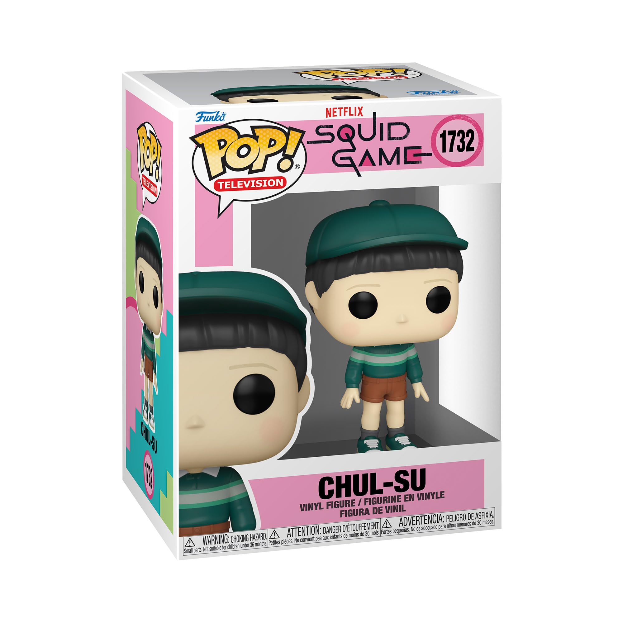 Funko POP! Television: Squid Game S3 – Chul-Su - Vinyl-Sammelfigur - Geschenkidee - Offizielle Handelswaren - Spielzeug Für Kinder und Erwachsene - TV Fans - Modellfigur Für Sammler und Display
