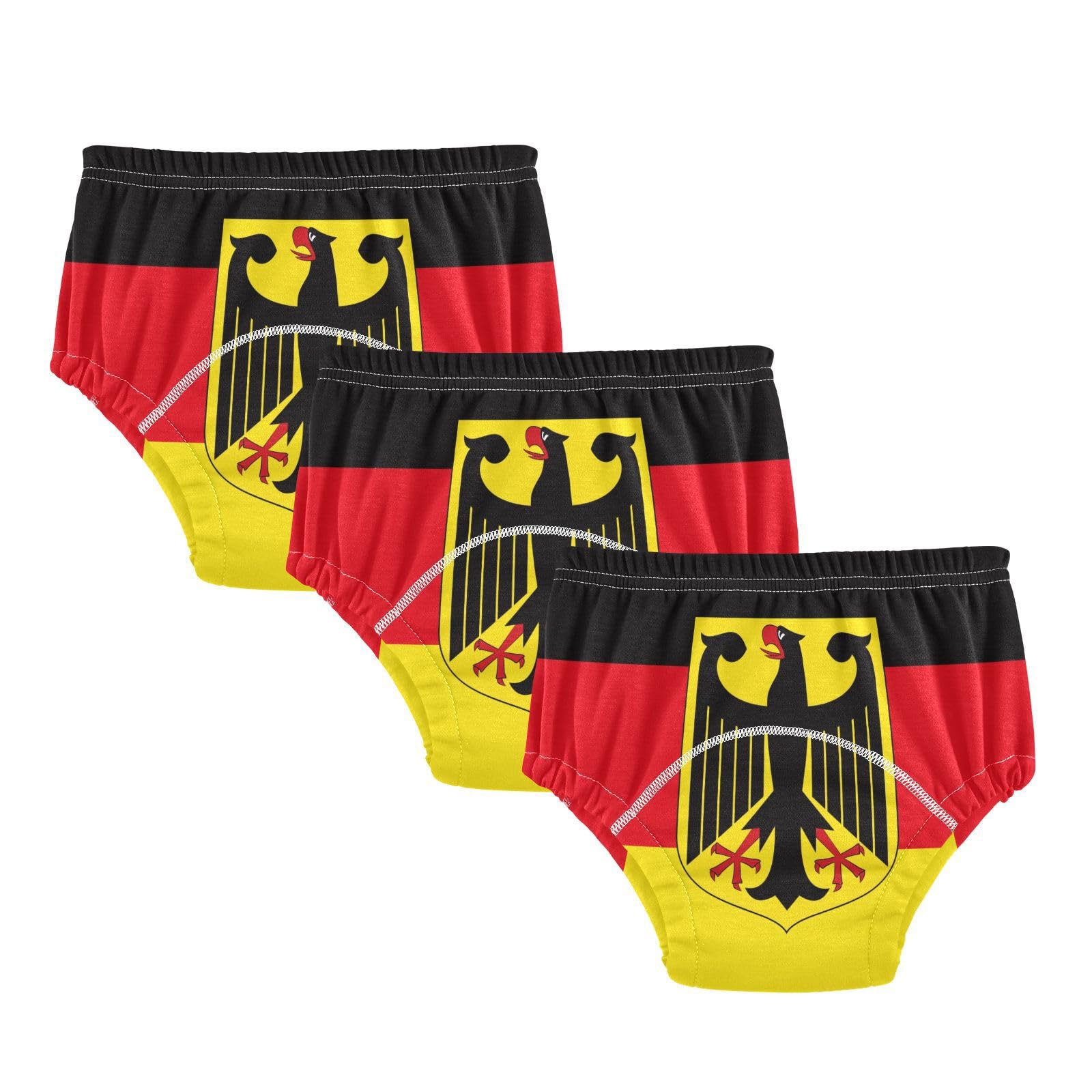 Baby Girls Potty Training Panties Soft Cotton Boxers Underwear for Toddler 3T Germany Flag Silk
