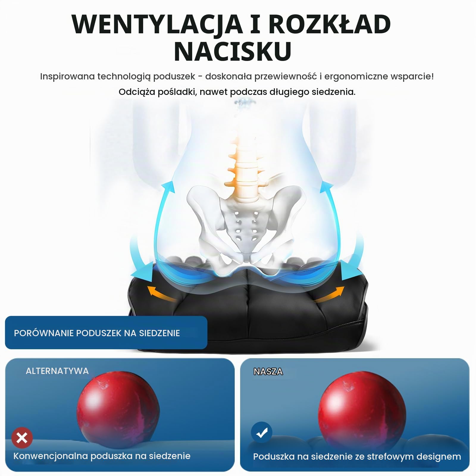 GTPLAYER Fotel gamingowy, ergonomiczny fotel biurowy ze sprężynami lędźwiowymi, szerokie siedzisko z miękkimi podłokietnikami i podnóżkiem, regulacja wysokości, Sztuczna skóra czarny