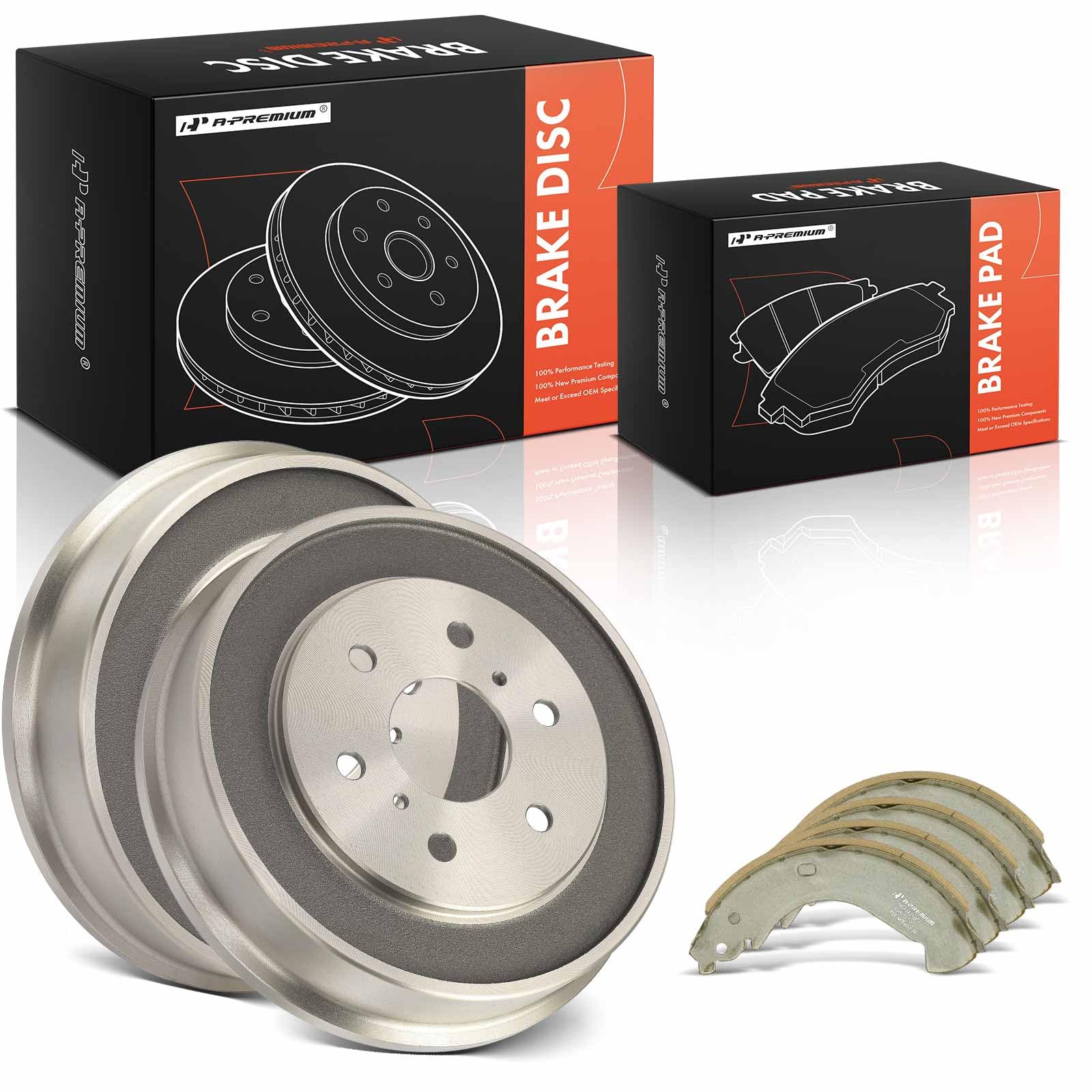Photo 1 of A-Premium Rear Brake Drum and Shoe Set