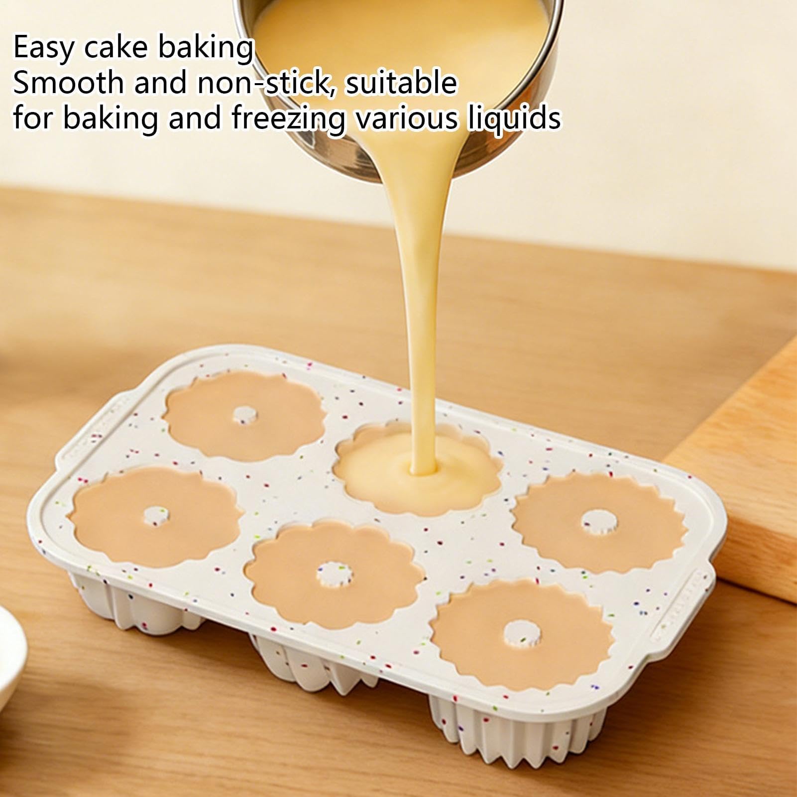 Forma do pieczenia – nieprzywierający gadżet kuchenny klasy spożywczej, dekoracja ciasta forma do kremówki, na deser, ciasteczka, czekoladę, galaretkę, cukierki, mydło, kuchnia, restauracja, kawiarnia
