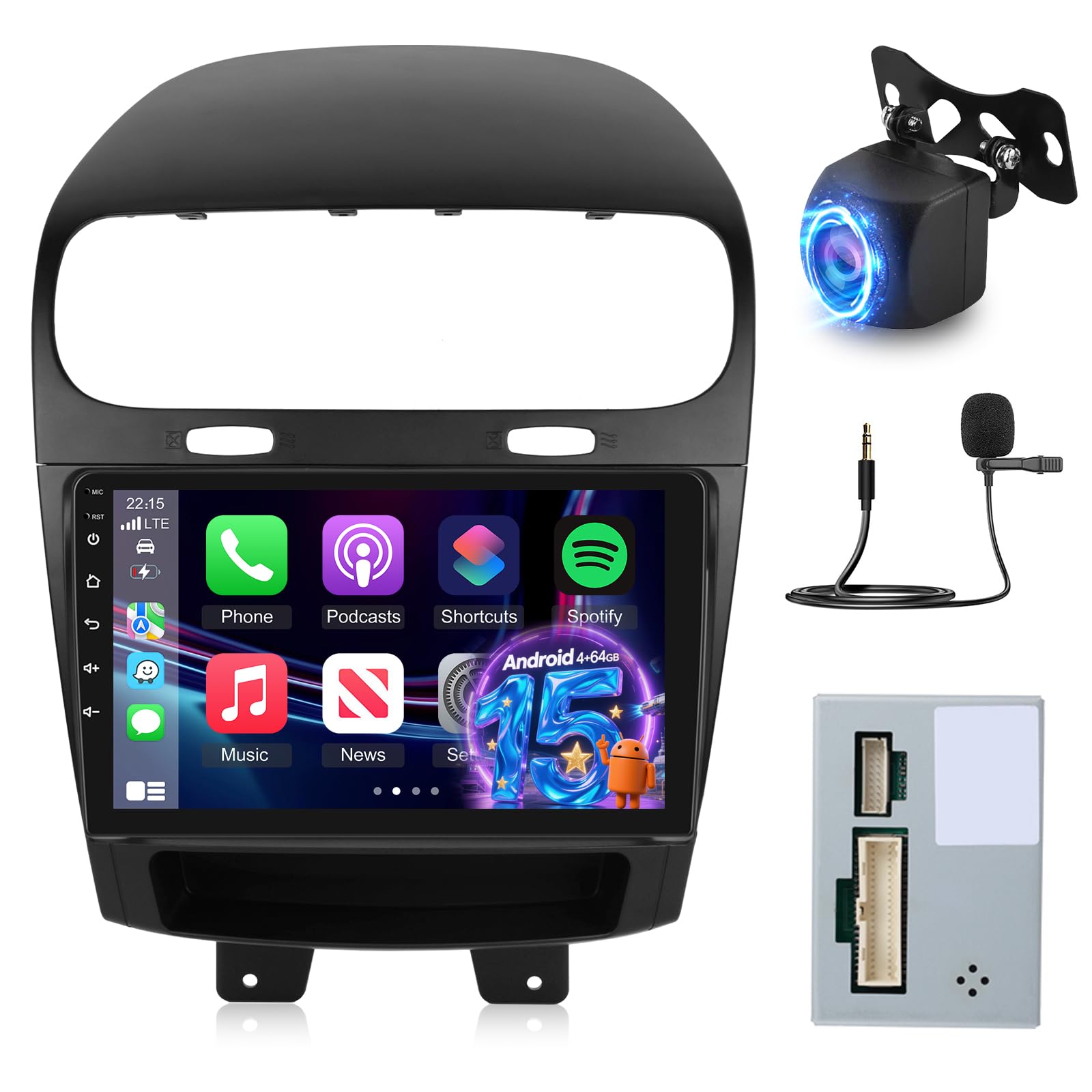 Photo 1 of NHOPEEW Android Car Stereo for Dodge Journey 2011-2019, Fiat Freemont 2012-2014