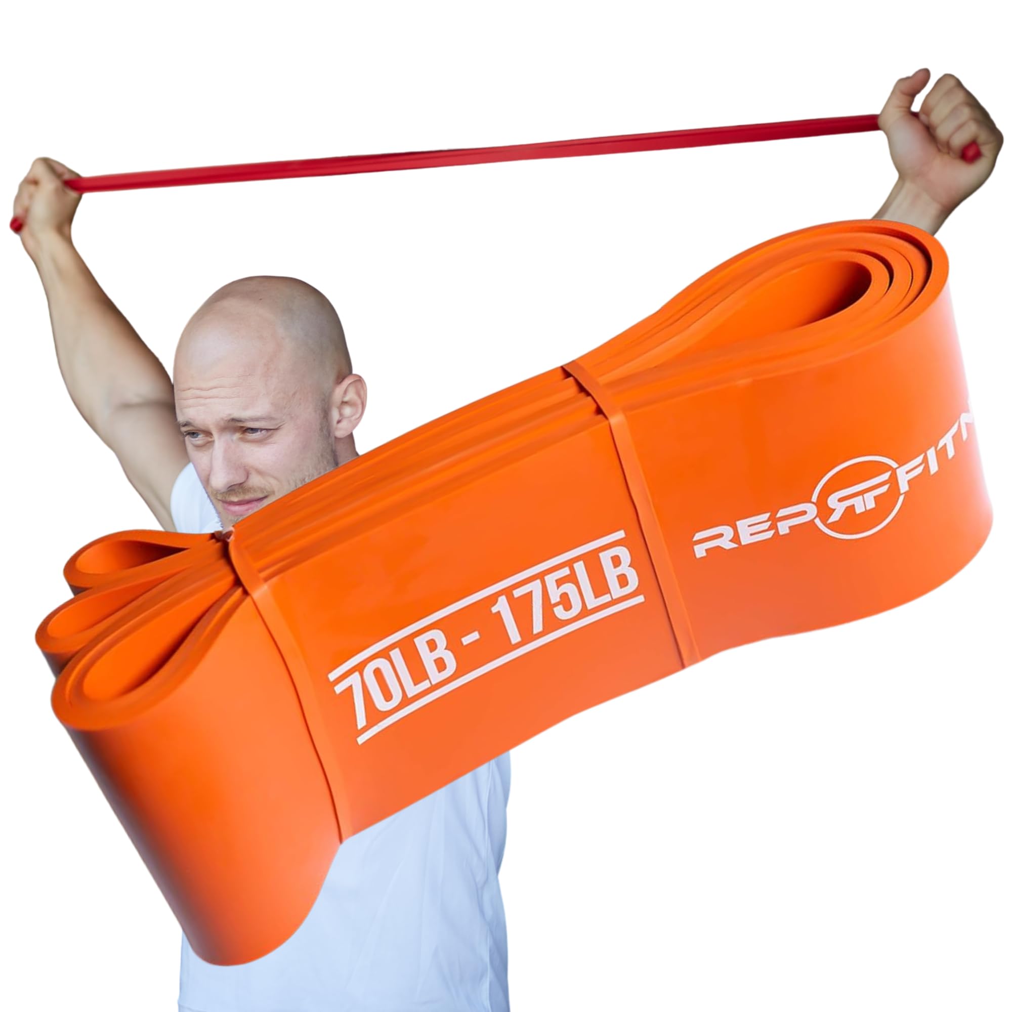 Fitness Pull-Up Bands - Assisted Pullup and Resistance Stretch Bands for Strength and Conditioning, Weightlifting, Gymnastics, Mobility and Power-Lifting - Sold as Single Bands or Sets