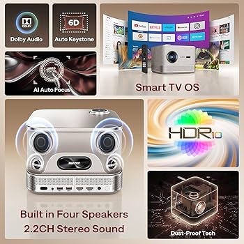 新品 aruzen 4K対応 ホームシアター　ホームプロジェクター BOOM3 新品 aruzen 4K対応 ホームシアター ホームプロジェクター BOOM3