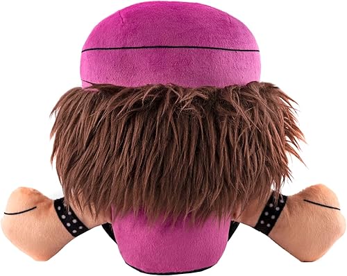 Miniatura 3 de Bleacher Creatures WWE Macho Man Randy Savage - Peluche de 8 pulgadas Kuricha sentado - Juguete suave inspirado en Chibi