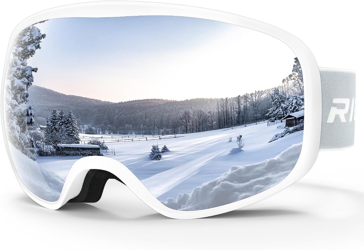 Gafas de esquí Gafas de Snowboard para Hombres Mujeres Adultos jóvenes, sobre Gafas OTG/100% protección UV/Antivaho/visión Amplia