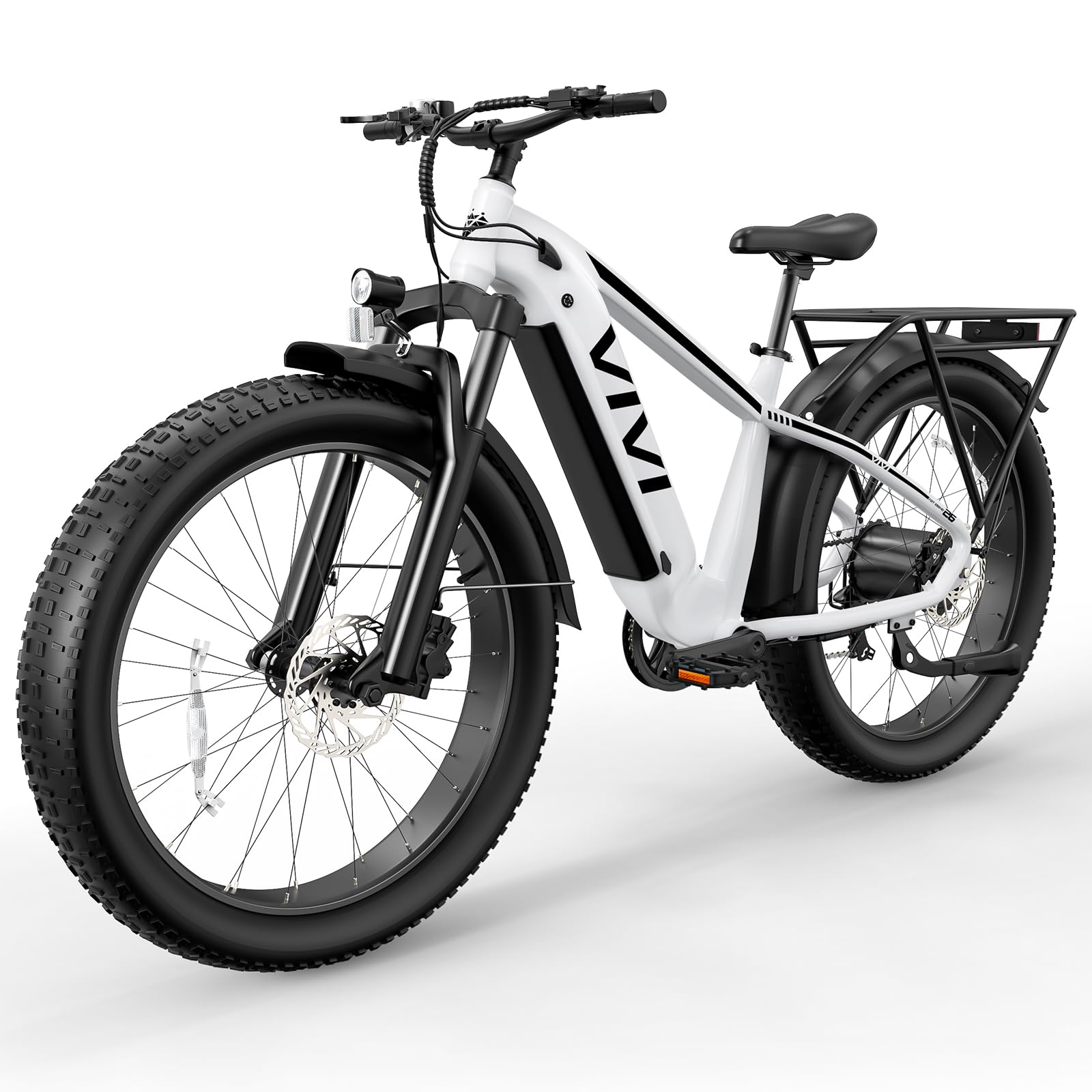 Vivi ACE01 Electric Bike for Adults 26 x 4.0 Fat Tire Ebike1500W Peak Motor