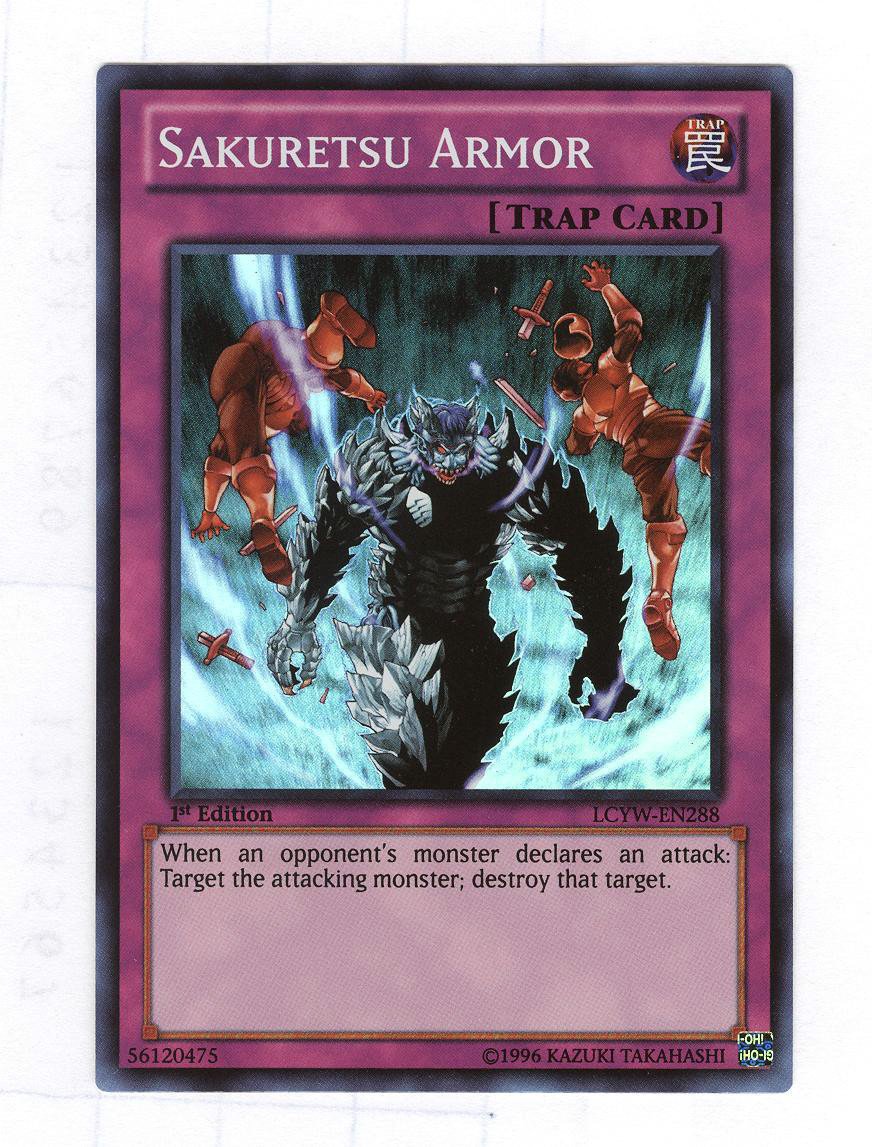Amazon.com: YU-GI-OH! - Sakuretsu Armor (LCYW-EN288) - Legendary