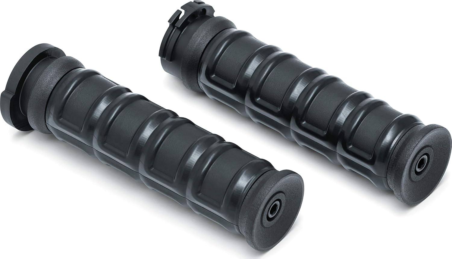 Kuryakyn 6675 Dillinger Handlebar Grips for Electronic Throttle Control: 2008-19 Harley-Davidson Motorcycles, Satin Black, 1 Pair : Automotive