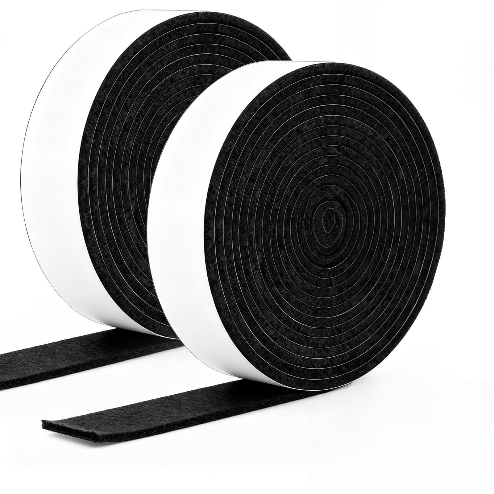 0 87in Furniture Pads Roll 6 56ft x 2 Rolls Self Adhesive Felt Strips for Hardwood Floors to