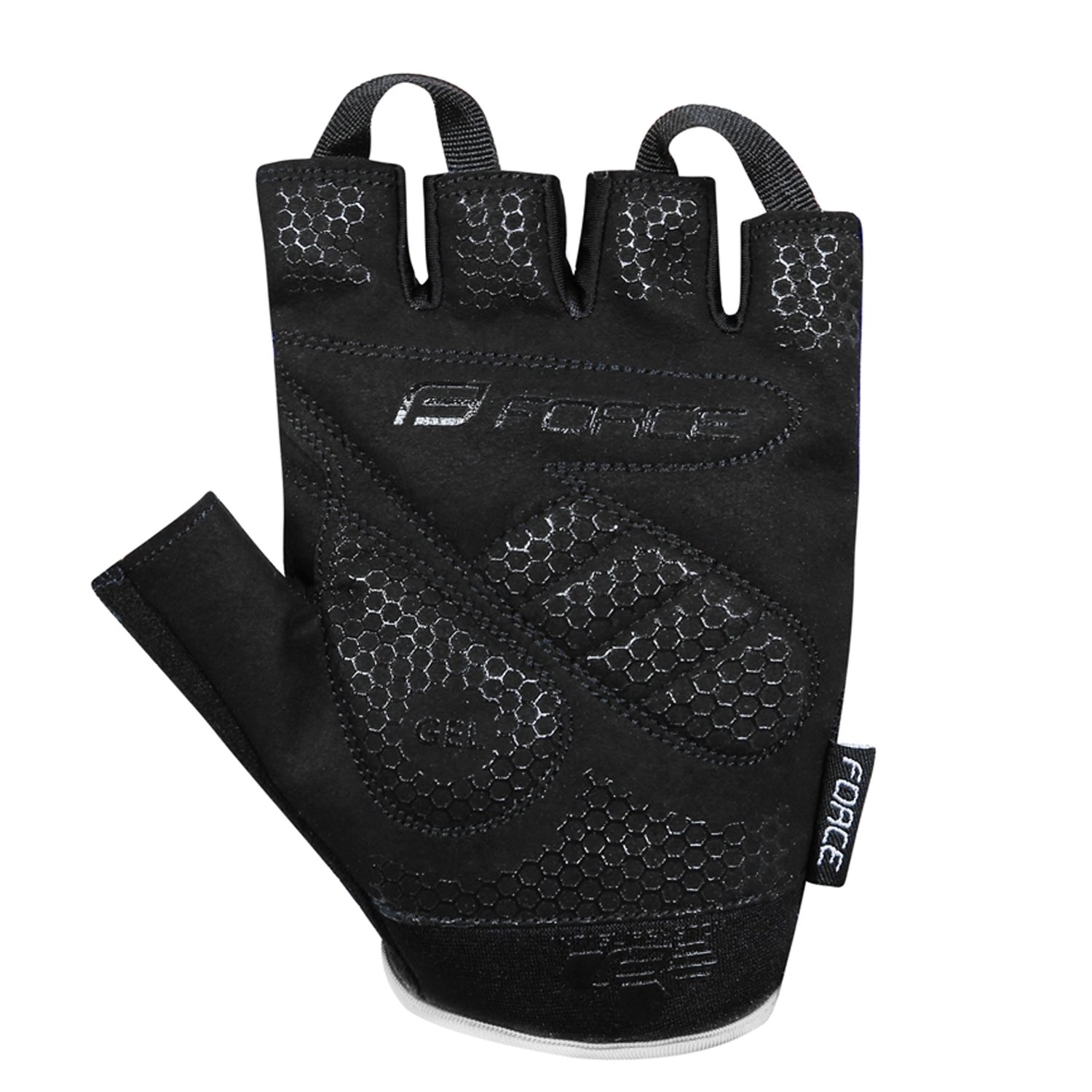 Force1 Hombres de la Fuerza Gel Guantes Guantes, Hombre, Guantes, Force Gel Mitts, Negro, XS