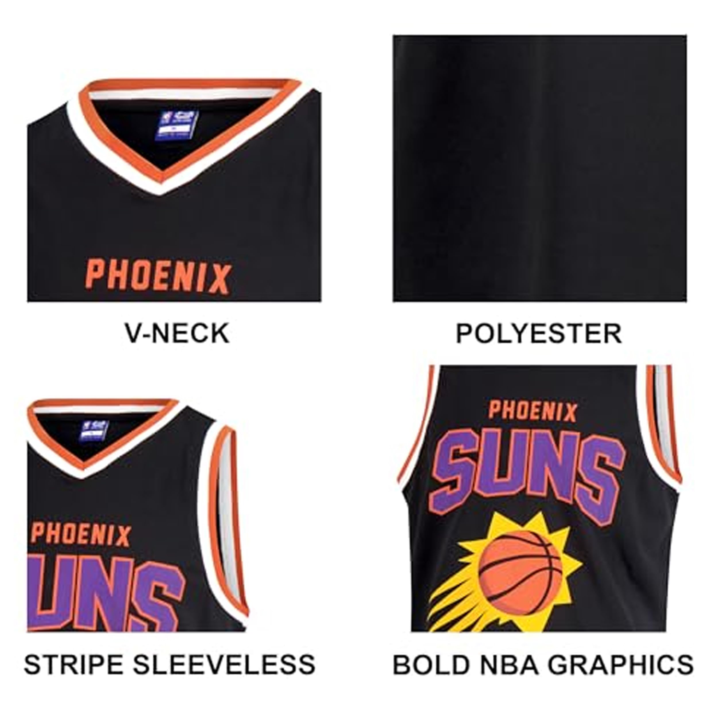 Ultra Game NBA - Camiseta sin Mangas de Malla para niño