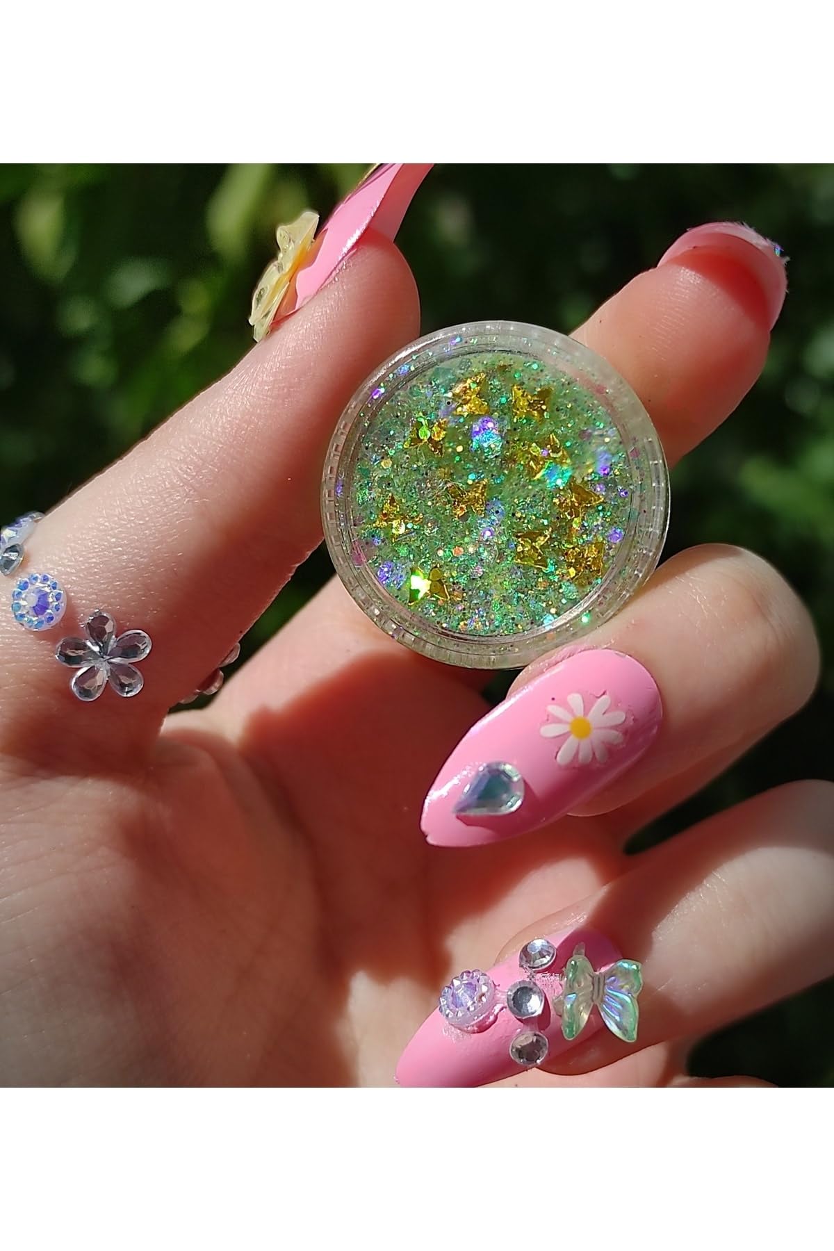 Hb Tasarım Glitter Jel Far Simli Kremsi Jel Far Kelebek Parlak Glitter, 212653937900