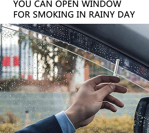 Miniatura 4 de Deflector de ventana lateral, para Cadillac CT6 2016-2022, deflectores de viento de automóvil, viseras de ventana de metal galvanizado, cubierta de