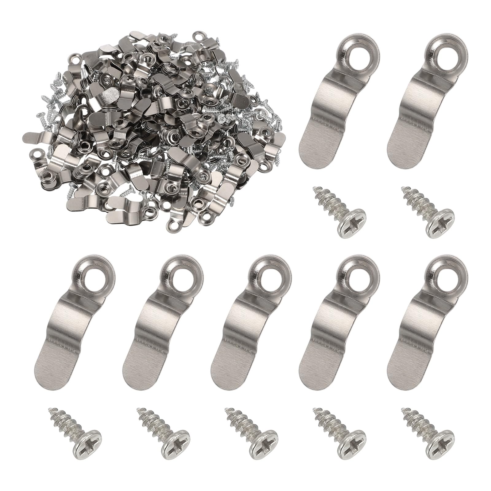 Clips de respaldo para marco de fotos y manualidades con tornillos para dibujo