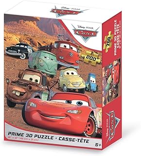 Comprar Grandi Giochi- Saetta Mcqueen Cars Disney Puzzle lenticular Horizontal, con 200 Piezas Incluidas y Paquete con Efecto 3D-PUC00000 (PUC00000)