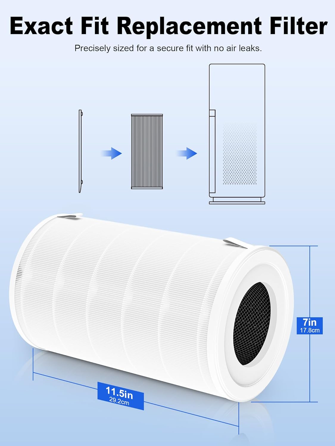 1000 Replacement Filters Compatible with Air Doctor 1000 Air Purifier, 2-Pack Integrated Filters with Premium Filter, Activated Carbon, and Pre-Filter - Compare to ADF1001 & ADF1002 - Image 6