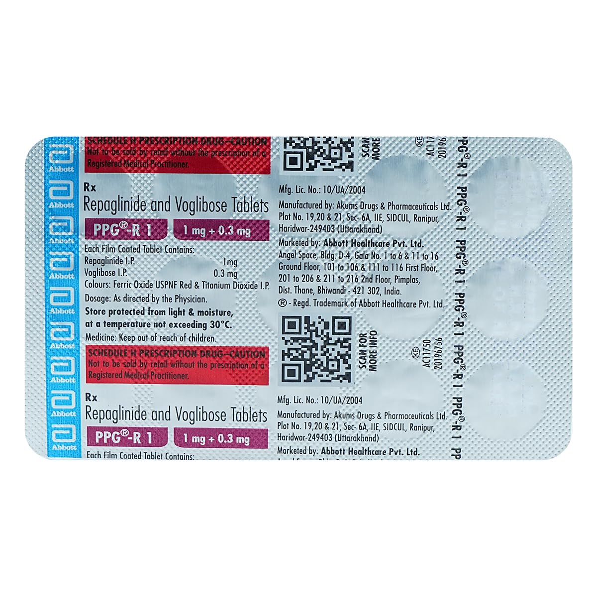 Ppg-R 1 - Strip of 15 Tablets