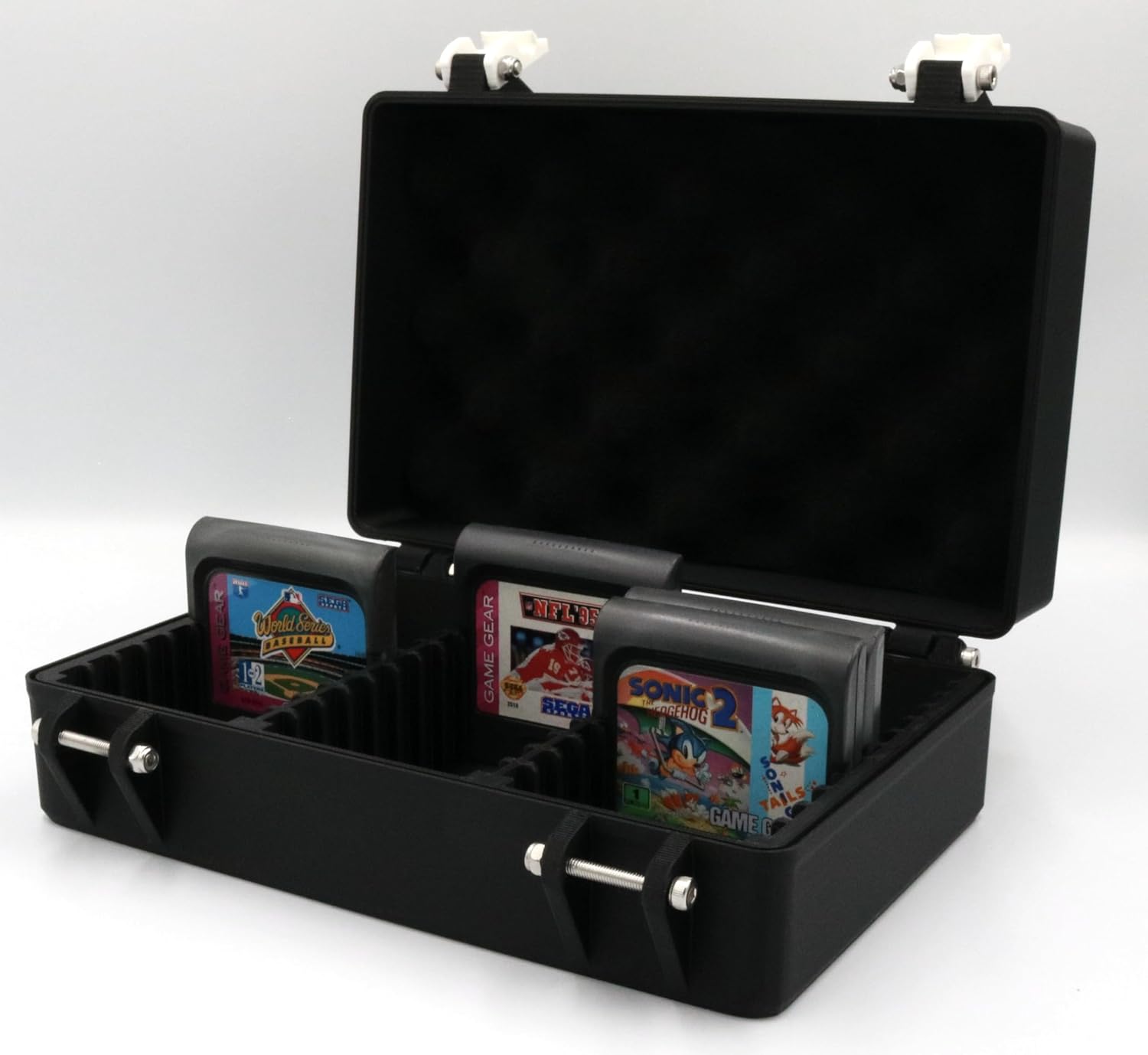 Case for Sega Game Gear Cartridges - Rugged & Protective - Holds 36 Games