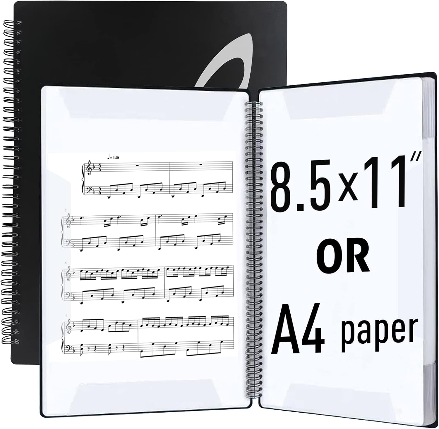 VELKPRO Sheet Music Folder 20 Sleeves Display 40 Pages