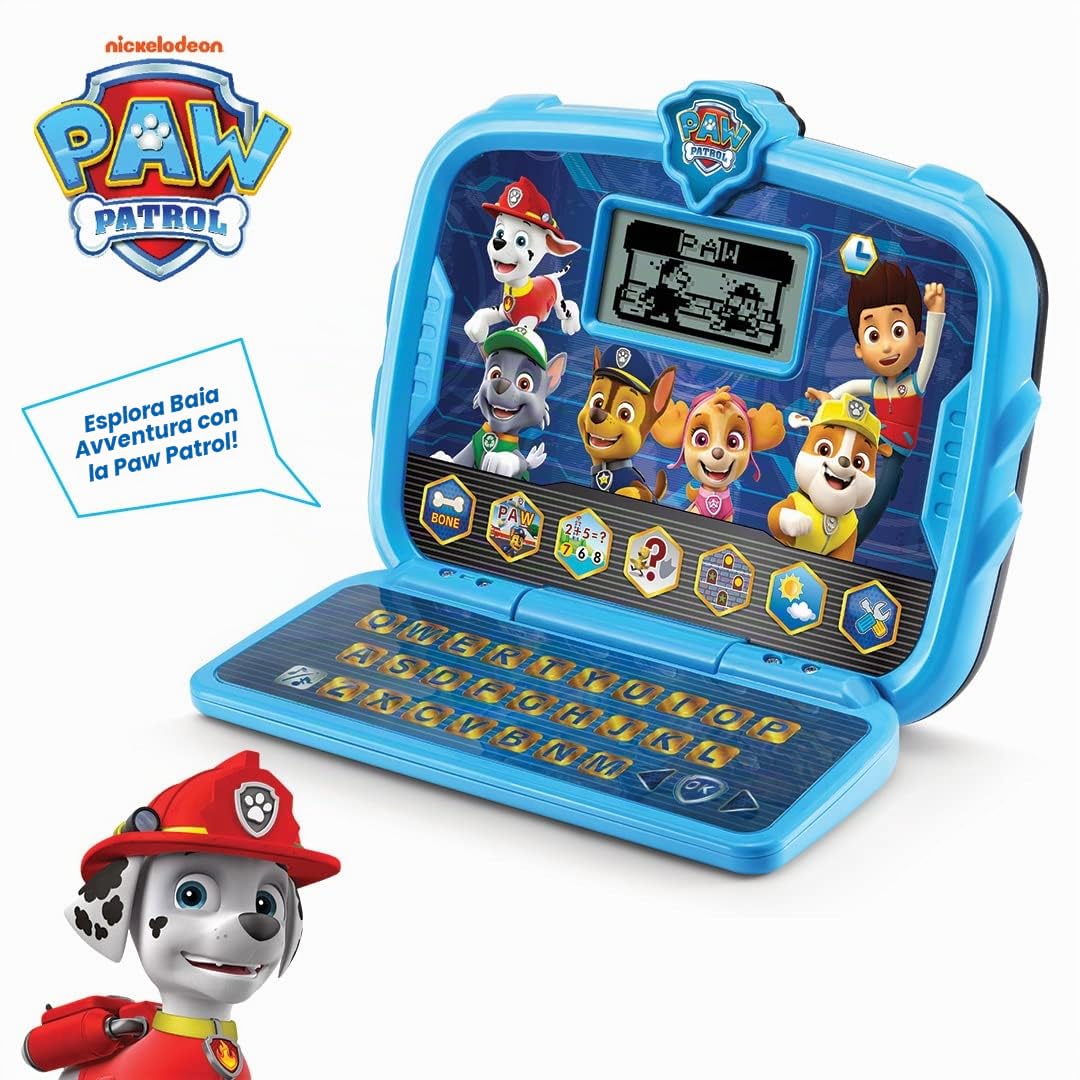 VTech VTech-80-530322 Patrulla Canina Paw Patrol Computer educativo Portatile per Bambini + 3 Anni Versione ESP, único, 80-530322
