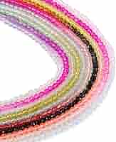Craftdady Glasperlen Set – 180 Stück, 9 Farben, Quadratisch 6 Mm, Für Schmuck DIY