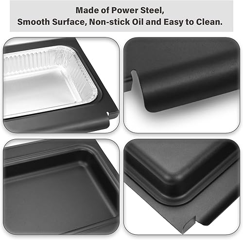 Miniatura 2 de GARNETIN Bandeja de recogida de grasa para parrillas Weber Spirit y Genesis II - Compatible con e-210, e-220, e-310, e-320, e-330, e-315, e-325,