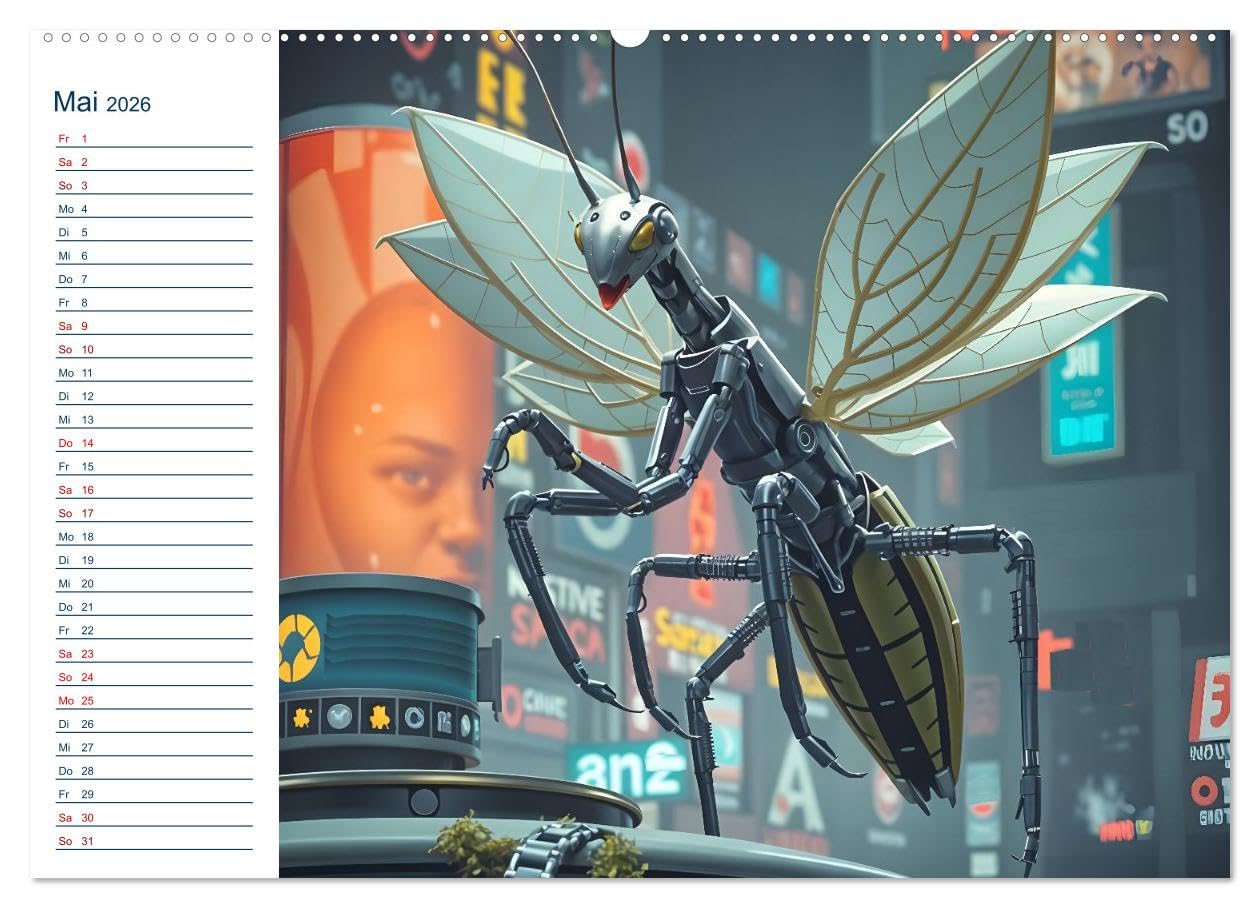 Roboter im Einsatz - Digitale Vernetzung und die Zukunft der Arbeit (hochwertiger Premium Wandkalender 2026 DIN A2 quer), Kunstdruck in Hochglanz: ... von morgen prägen. (CALVENDO Technologie)
