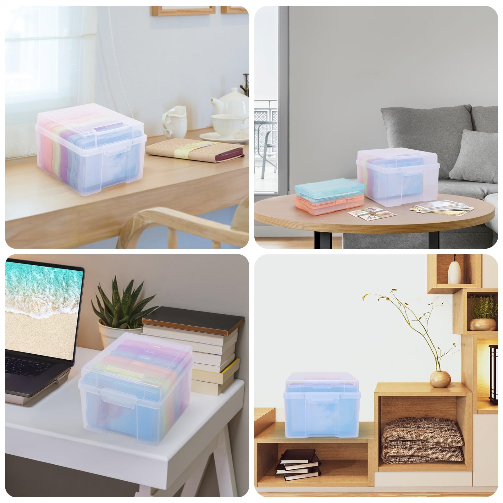 Amazon.co.jp: COSICS (コシックス) 写真収納ボックス 4インチ x 6