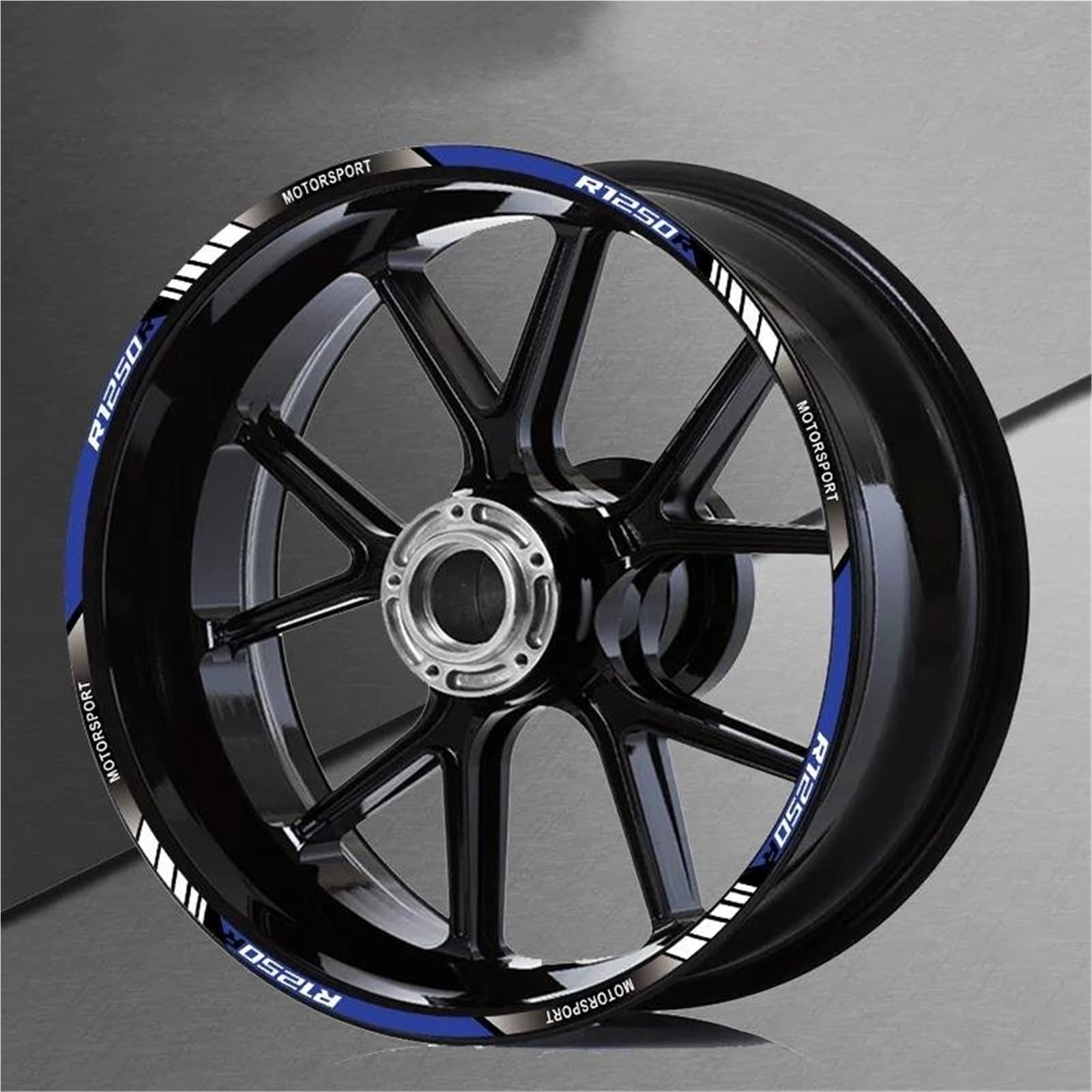 Wheel Stickers Motorcycle Wheel Decal for BMW R1250R R1250 R 1250R Reflective Rim Decals Stripe Tape Hub Stickers Rim Reflective Decal