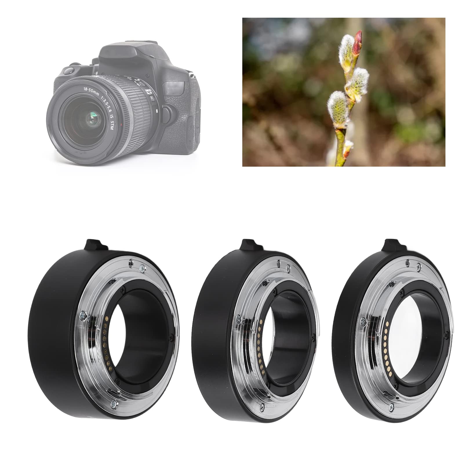 Zestaw węży z automatycznym przedłużaniem – 0 mm, 6 mm, 21 mm do komór montażowych M