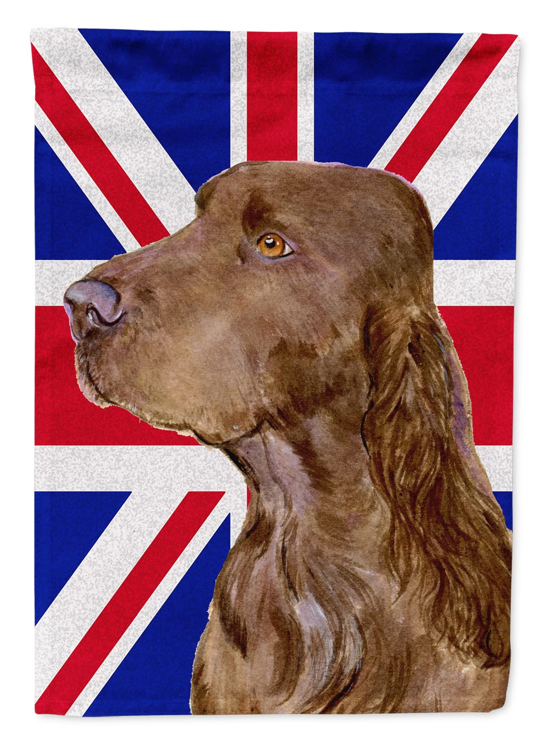 Field Spaniel Drapeau de Maison Toile Caroline's Treasures SS4967CHF