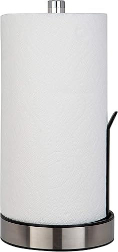 Miniatura 1 de Kitchen Details Easy Tear - Dispensador de toallas de papel de lujo con brazo de suspensión, de pie, encimera, capacidad para 1 rollo gigante, color
