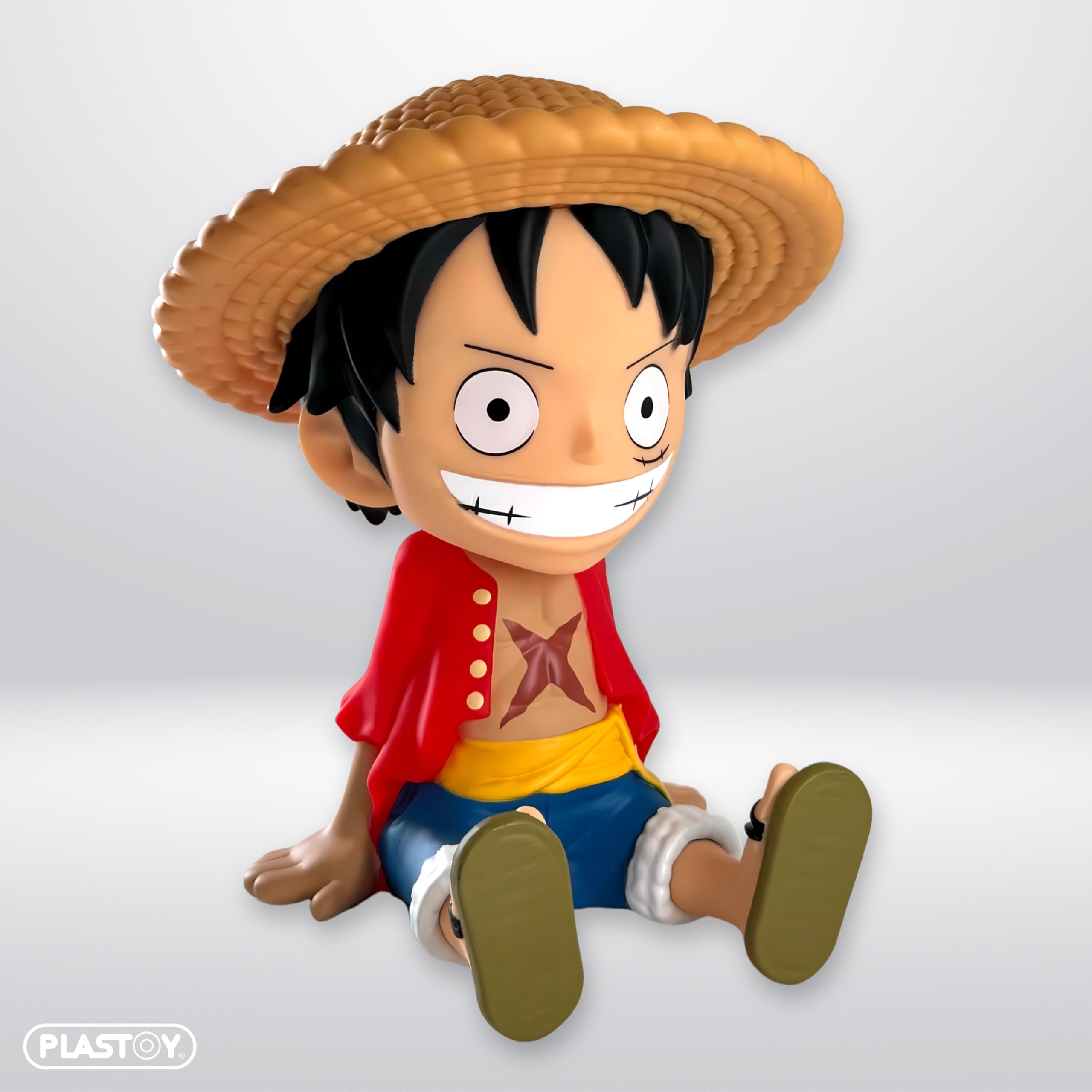 Plastoy One Piece Tirelire Luffy - Plastique - 16 cm